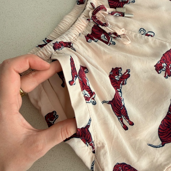 Light Pink Tiger Print Short Shorts - Picture 6 of 8